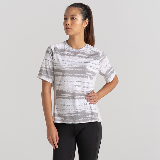 Women's Dynamic Pro Short Sleeve T-Shirt | Lunar Grey Print