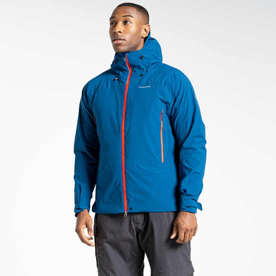 Men's Waterproof Gryffin Jacket | Poseidon Blue