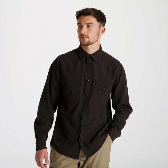 Men's Expert Kiwi Long Sleeved Shirt | Black