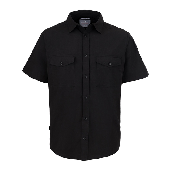 Men's Expert Kiwi Short Sleeved Shirt | Black