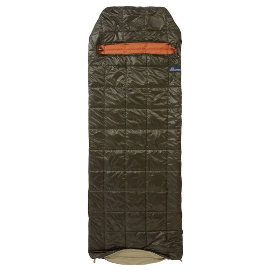 NosiLife Eco 100 Sleeping Bag | Woodland Green / Potters Clay