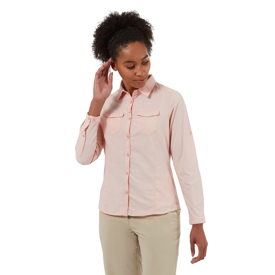 Women's Nosilife Adventure II Long Sleeved Shirt | Seashell Pink