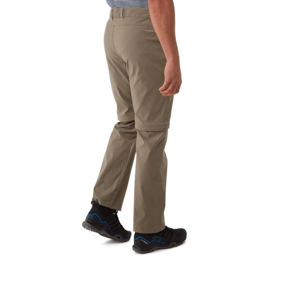 Men's Kiwi Pro II Convertible Trousers | Pebble