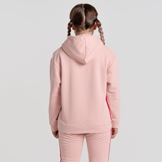 Kid's Nosilife Baylor Hooded Top | Pink Clay