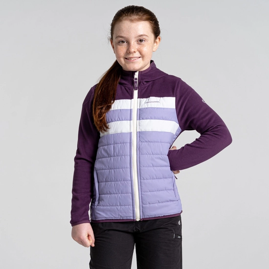 Kid's Brady Hybrid Jacket | Damson / Purple Haze