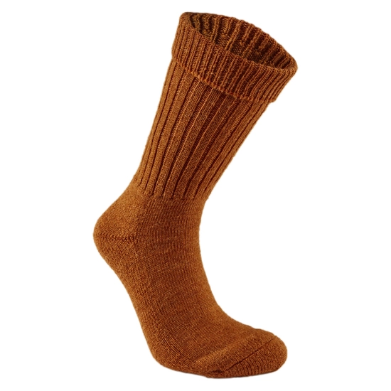 Women's Heat Regulating Travel Sock | Toasted Pecan marl