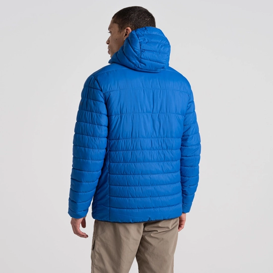Men's Compresslite VIII Hooded Jacket | Bolt Blue / Pale Ochre