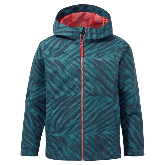 Kid's Teagan Jacket | Spruce Green Print