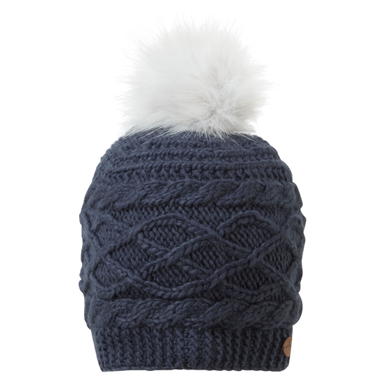 Women's Shanea Bobble Hat | Blue Navy