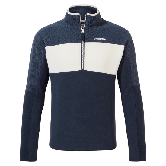 Kid's Linden Half Zip Fleece | Blue Navy