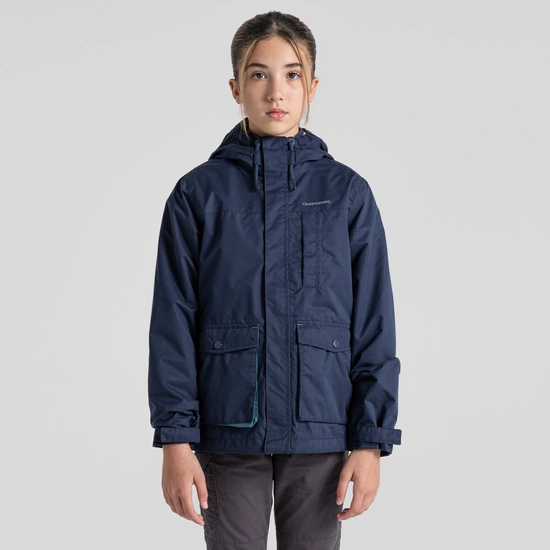 Kid's Roscoe Waterproof Jacket | Blue Navy