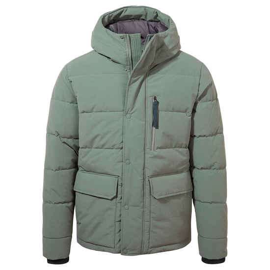 Men's Dunbeath Insulated Hooded Jacket | Balsam Green