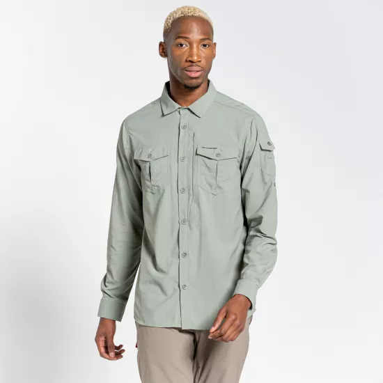 Men's Nosilife Adventure II Long Sleeved Shirt | Sage