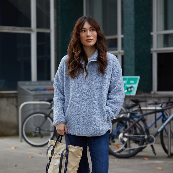 Women's Orlena Half Zip Fleece | Autumn Mist