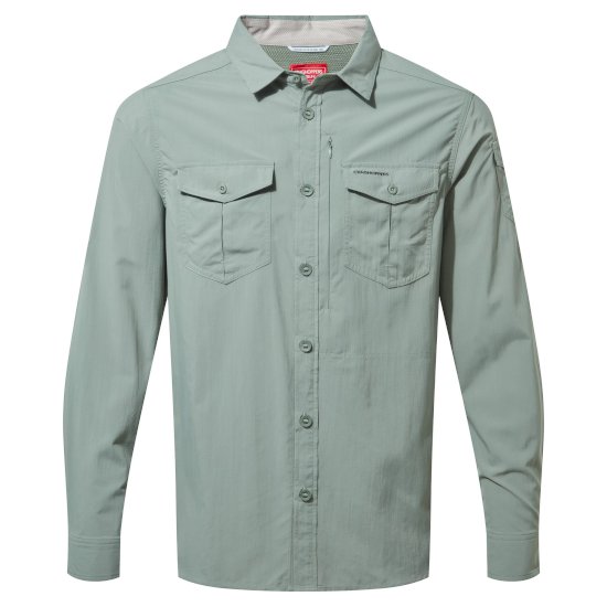 Men's Nosilife Adventure II Long Sleeved Shirt | Sage