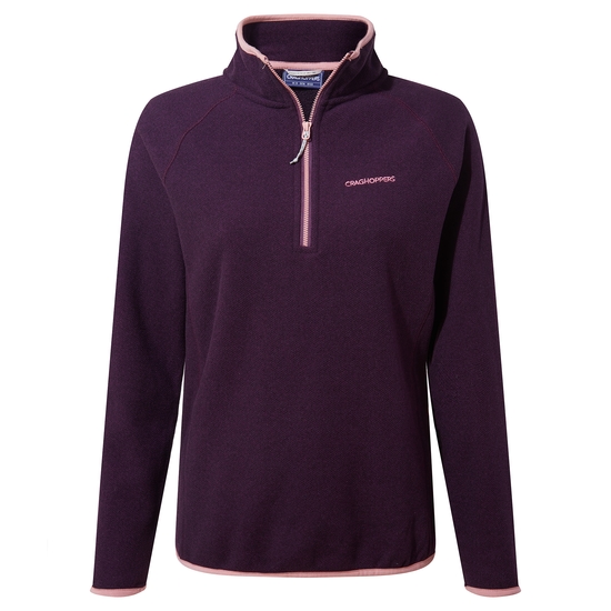 Women's Milia Half Zip Fleece | Damson
