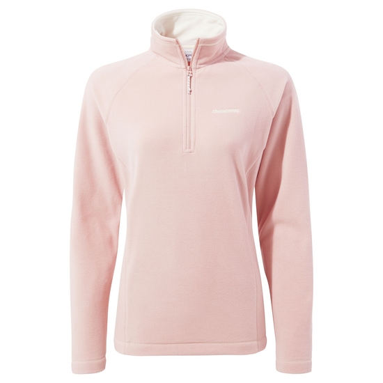Women's Miska Half Zip Fleece | Pink Clay