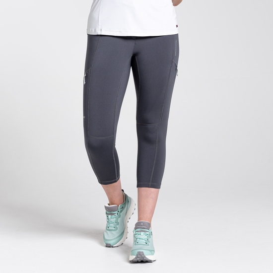 Women's Dynamic Cropped Leggings | Graphite