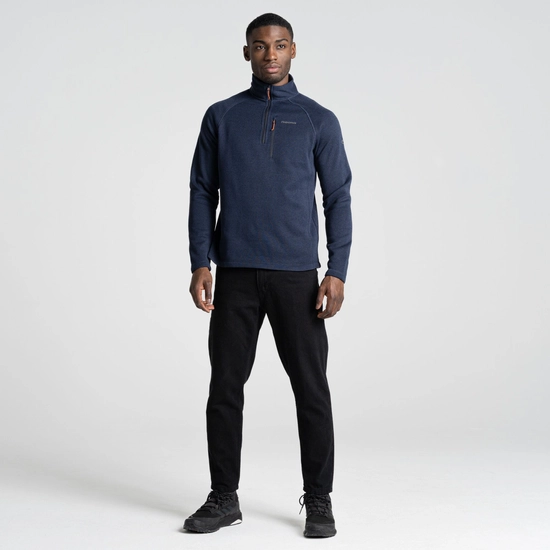Men's Grindell Half Zip Fleece | Blue Navy