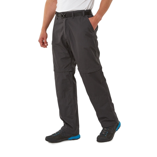 Kiwi Convertible Trousers | Black Pepper