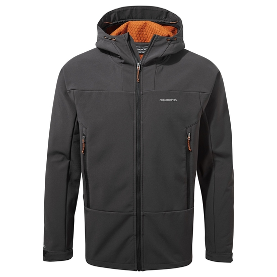Men's Tripp Hooded Jacket | Black Pepper / Potters Clay