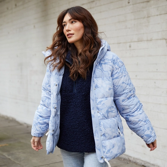 Women's Madora Insulated Hooded Jacket | Autumn Mist Print