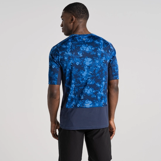 Men's Dynamic Pro Short Sleeved T-Shirt | Bolt Blue Print