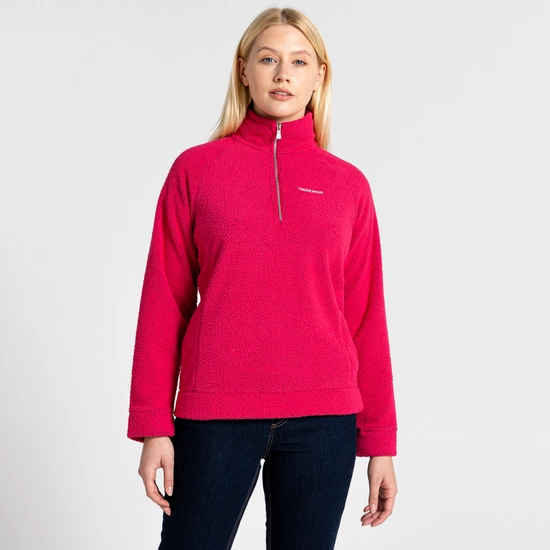 Women's Lilian Half Zip Fleece | Orchid Flower