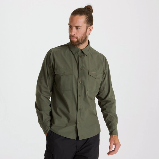 Men's Kiwi Long Sleeved Shirt | Cedar