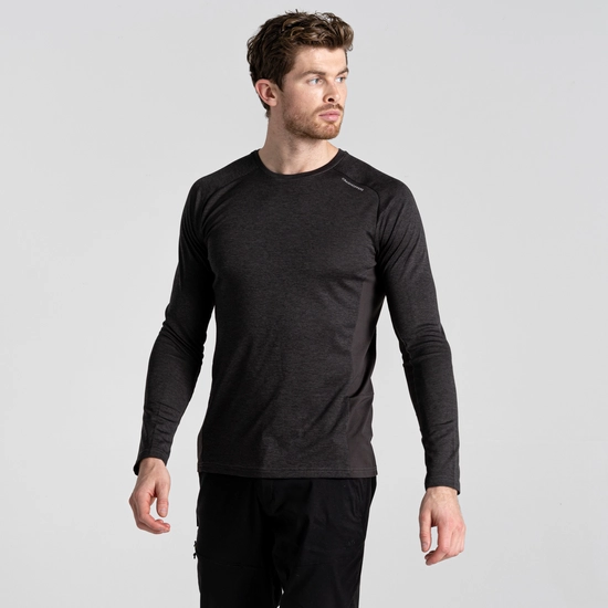 Men's Dynamic Pro Long Sleeved T-Shirt | Black Pepper