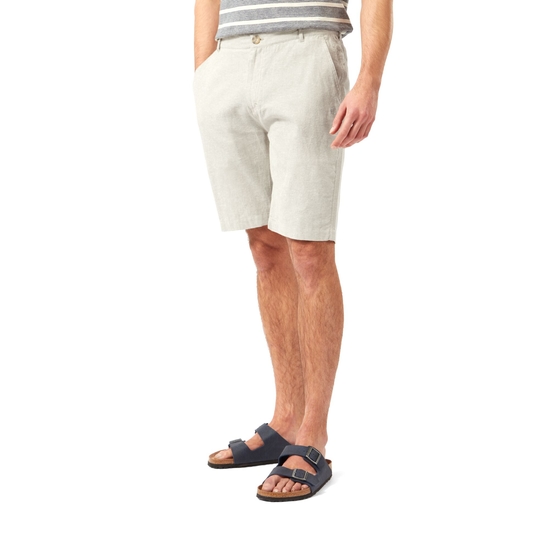 Men's Lightweight NosiBotanical Kier Shorts | Parchment Marl