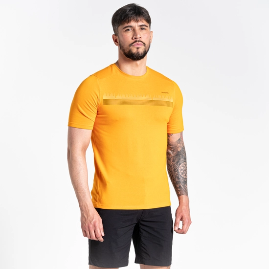 Men's Dynamic Short Sleeved T-Shirt | Magma Orange