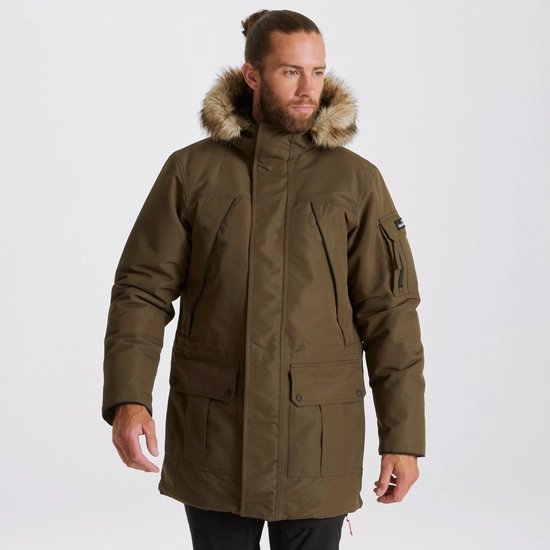 Men's Waterproof Bishorn Parka | Woodland Green