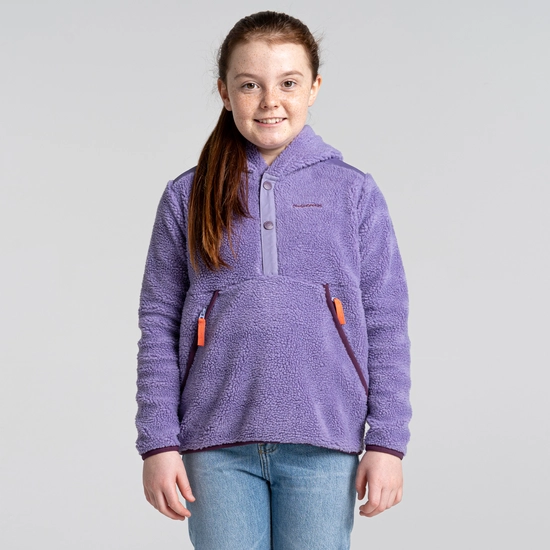 Kid's Mitson Hooded Overhead | Purple Haze