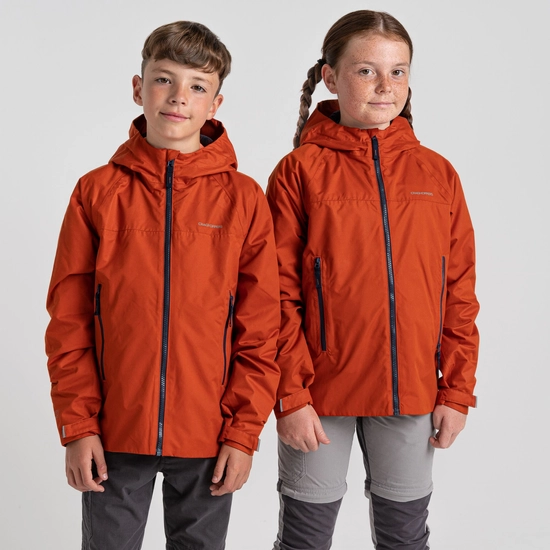 Kid's Minato Waterproof Jacket | Potters Clay