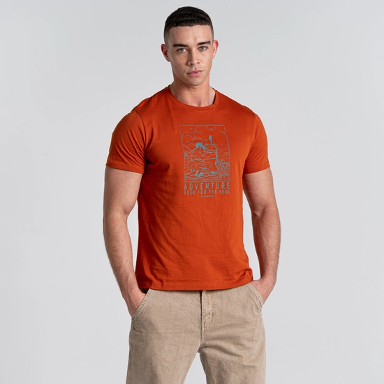 Men's Caldo Short Sleeved T-Shirt | Potters Clay Coast