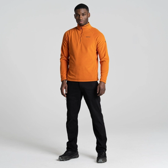 Men's Corey Half Zip Fleece | Canyon Orange