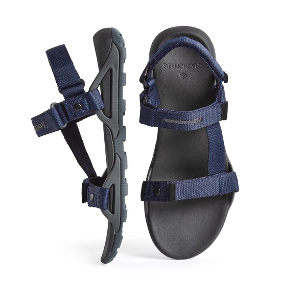 Men's Locke Sandals | Black / Blue Navy