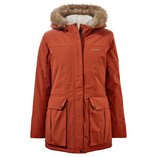 Women's Waterproof Elison Parka | Smoked Paprika