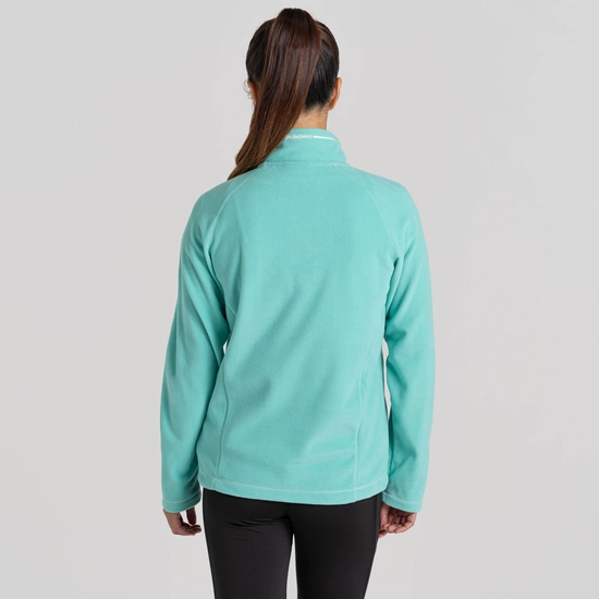 Women's Miska Half Zip Fleece | Ocean Green