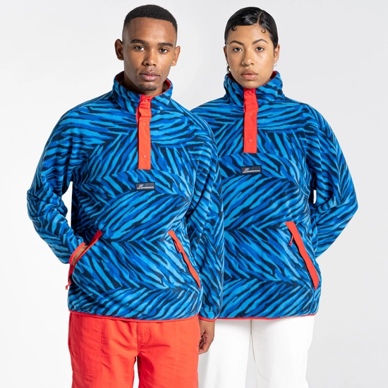 Acanto Overhead Fleece | Falls Blue Print