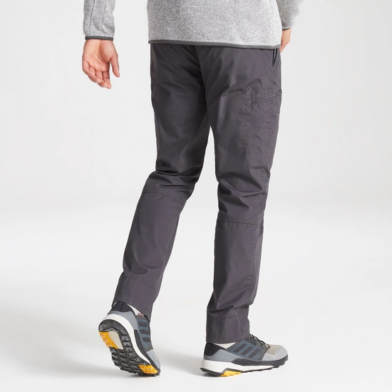 Kiwi Boulder Slim Trouser | Black Pepper