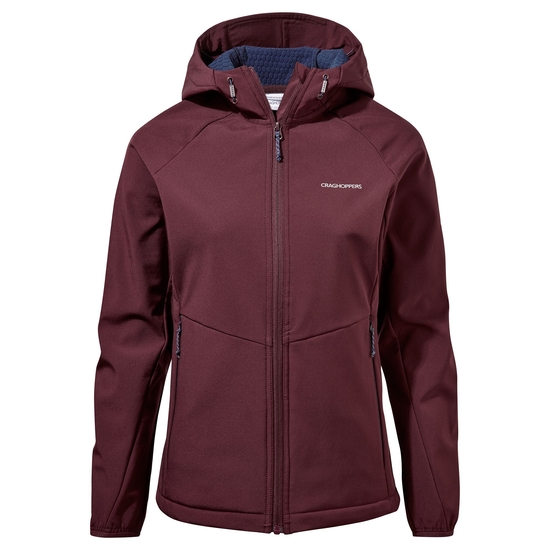 Women's Kalti Weatherproof Hooded Jacket | Deep Garnet