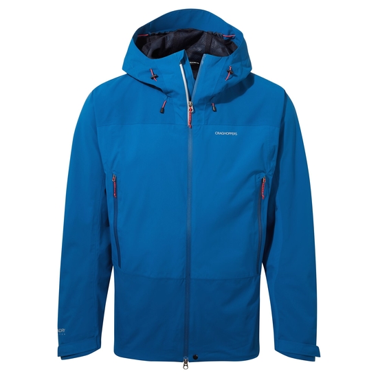 Men's Waterproof Gryffin Jacket | Picotee Blue / Dark Picotee Blue