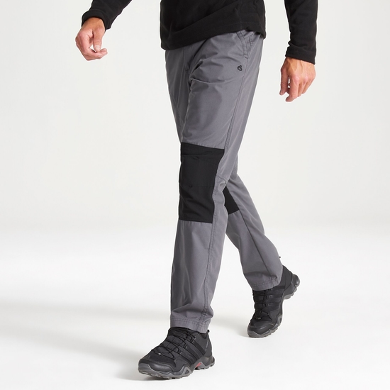 Men's Verve Trousers | Elephant/Black