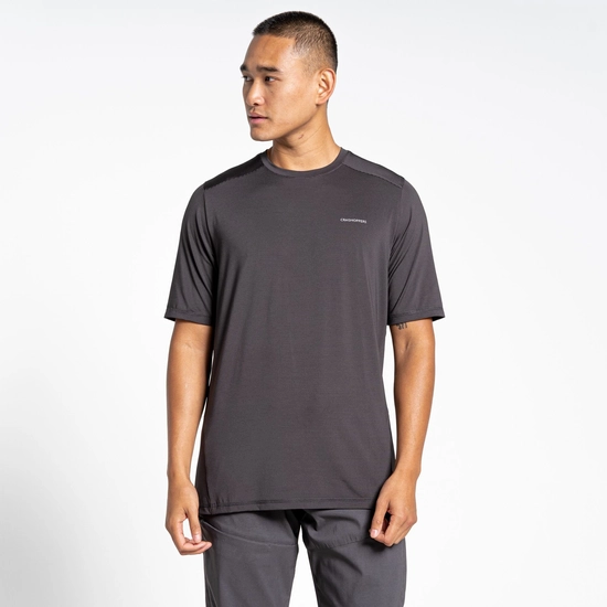 Men's Belardo Short Sleeved T-Shirt | Black Pepper