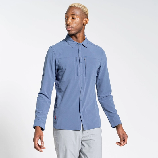 Men's Nosilife Pro IV Long Sleeved Shirt | Salton Blue