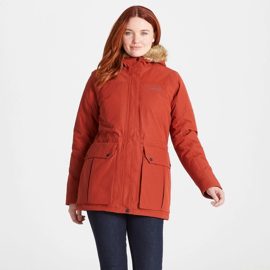 Women's Waterproof Elison Parka | Smoked Paprika