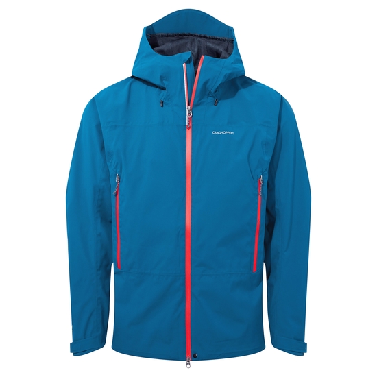 Men's Waterproof Gryffin Jacket | Poseidon Blue