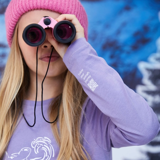 Kid's Bates Long Sleeved T-Shirt | Purple Haze Whaleshark